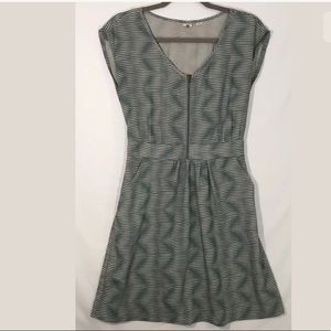 Needle & thread striped green pocket dress